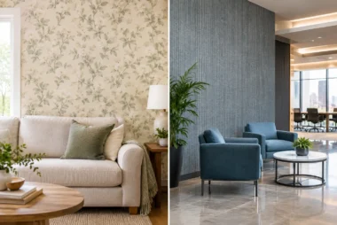 Residential Wallpaper Versus Commercial Wallcovering