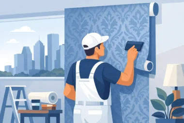 Flock Wallpaper Installation Houston Homeowners Trust