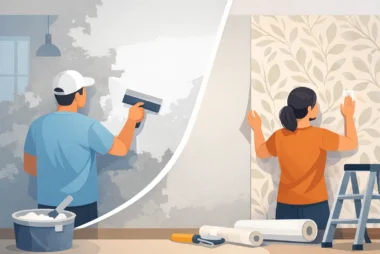 When to Skim Coat Walls for Wallpaper