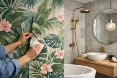 Can Wallpaper Be Installed in Bathrooms?