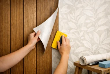 Can Wallpaper Be Installed Over Paneling?