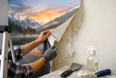 How to Remove Mural Wallpaper Safely