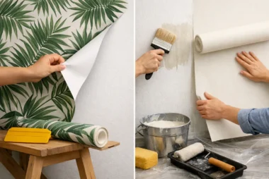 Removable Wallpaper vs Pasted Wallpaper Explained