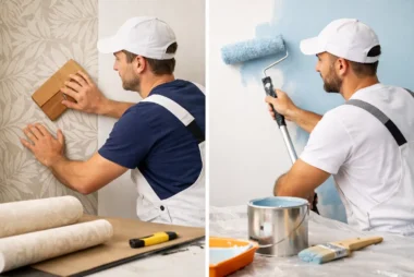 Wallpaper Installers Versus Painters