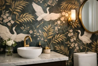 Best Wallpaper for Powder Rooms That Works