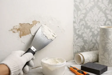 How to Repair Torn Drywall Before Wallpaper